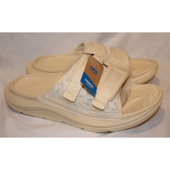 Hoka Other - HOKA Men's Ora Luxe Recovery Slide Sandals Tan Sz 13 NWT